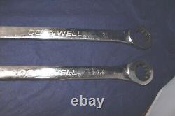 Cornwell Ratcheting Combination Wrench set of 6 CRW6S Large SAE Diesel Aviation