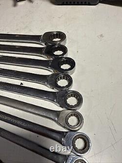 Cornwell SAE Ratcheting Combination Wrench SET 8 Piece Set T10