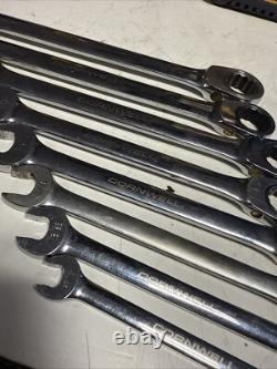 Cornwell SAE Ratcheting Combination Wrench SET 8 Piece Set T10