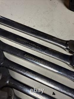 Cornwell SAE Ratcheting Combination Wrench SET 8 Piece Set T10