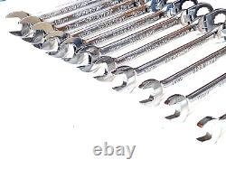 Cornwell Tools BPRW12MFST 11 Piece 72 Tooth Metric Flex Combo Ratchet Wrench Set
