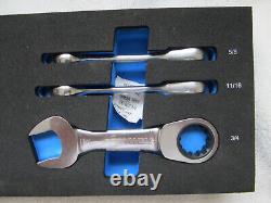 Cornwell Tools Stubby Ratcheting 8pc Wrench Set SAE