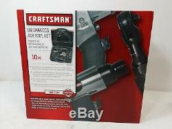 Craftsman 10pc Air Tool Set Air Compressors Tool Hammer Ratchet Impact Wrench(O)