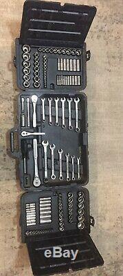 Craftsman 124 Piece Tool Set (MADE IN USA) Metric And SAE 1/4 3/8 1/2