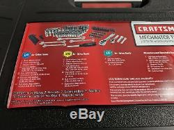 Craftsman 165 pc Mechanics Tool Set Standard Metric Socket Ratchet Wrench 999665