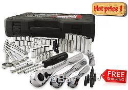 Craftsman 165pc Mechanic Tool Set Standard Metric Ratchet Socket Kit Wrench Case