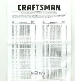 Craftsman 176pc Socket Set, Standard Metric, Short & Deep Well Dual-Mark 934032