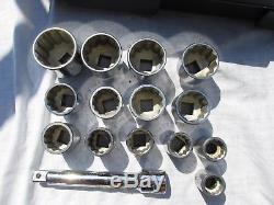 Craftsman 18 Piece (Inch) 3/4 Inch Drive Socket Wrench Set Ratchet VL- 44804 USA