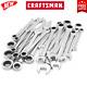 Craftsman 20 Piece Pc Ratcheting Combination Wrench Set Standard Sae And Metric