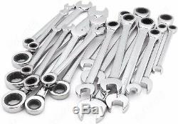 Craftsman 20-Piece Ratchet Combination Wrench Set, Standard SAE & Metric Tools