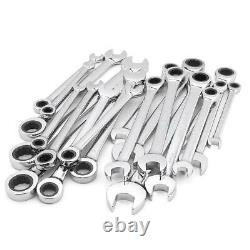 Craftsman 20 Piece Ratcheting Wrench Set Inch/Metric 46820 41220 Brand New