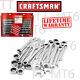Craftsman 20 Pc Combination Ratcheting Wrench Set Metric Mm & Standard Sae
