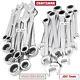 Craftsman 20 Pc Combination Ratcheting Wrench Set Metric Mm Standard Sae 10