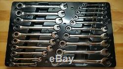 Craftsman 20 pc. Ratcheting Combination Wrench Set SAE and Metric Offset