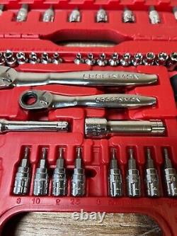 Craftsman 29308 Max Axess Pass Thru Socket Ratchet Wrench Set METRIC/SAE 1/4 3/8