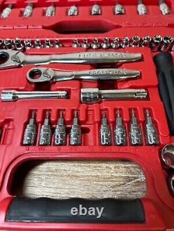 Craftsman 29308 Max Axess Pass Thru Socket Ratchet Wrench Set METRIC/SAE 1/4 3/8