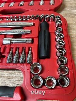 Craftsman 29308 Max Axess Pass Thru Socket Ratchet Wrench Set METRIC/SAE 1/4 3/8