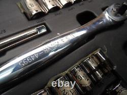 Craftsman 3/8 Drive SAE MM Ratchet Socket Wrench Set, USA, 22 pcs 6pt PN 45882