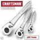 Craftsman 3 Piece 84 T Tooth Ratchet Drive Set Thin Profile New