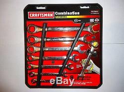 Craftsman 42444, 9-42444 8-piece SAE Ratcheting Wrench Set NEW Made in USA