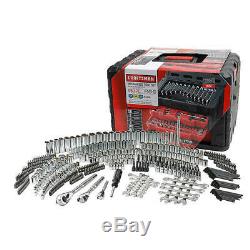Craftsman 450 Piece Mechanic's Tool Set With 3 Drawer Case Box Wrenches Ratchets