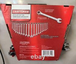 Craftsman 46820 Ratcheting combination wrench set 20 Piece 12 pt