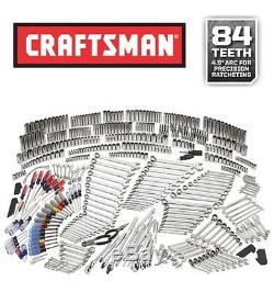 Craftsman 540 Piece Mechanics Tool Set with84T Ratchets METRIC/SAE Ratcheting 903