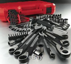 Craftsman 56-Piece Universal Mechanics Tool Set & Case, SAE Metric Socket Wrench