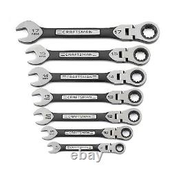 Craftsman 7 Piece Metric Universal Flex Ratcheting Wrench Set 8 17mm