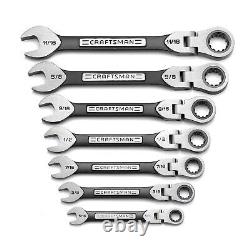Craftsman 7 Piece Standard (SAE) Universal Flex Ratcheting Wrench Set 5/16-11/16
