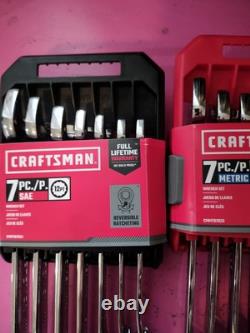 Craftsman CMMT87023 7-Piece Metric Reversible Ratcheting Wrench Set New