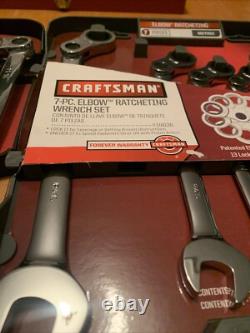 Craftsman Elbow Ratcheting Wrench Sets Metric SAE, 14636, 14635 See Details