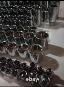 Craftsman Hand Tools 166 Pc 1/4,3/8,1/2 Sockets New Ratchet Wrench Socket Set