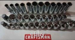 Craftsman Hand Tools 166 Pc 1/4,3/8,1/2 Sockets New Ratchet Wrench Socket Set