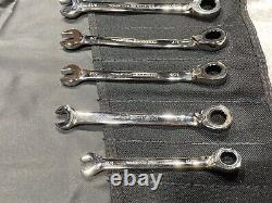 Craftsman Industrial 9 Pc. Reversible SAE 12 Pt. Ratcheting Wrench Set USA Made