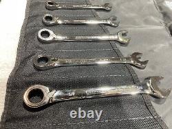 Craftsman Industrial 9 Pc. Reversible SAE 12 Pt. Ratcheting Wrench Set USA Made