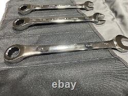Craftsman Industrial 9 Pc. Reversible SAE 12 Pt. Ratcheting Wrench Set USA Made