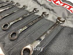 Craftsman Industrial 9 Pc. Reversible SAE 12 Pt. Ratcheting Wrench Set USA Made