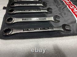 Craftsman Industrial Ratcheting Wrench Set 12 Pt. SAE USA Made 8 Pc. Withroll