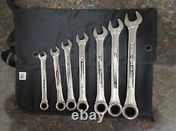 Craftsman Industrial USA 7 Pcs SAE Ratcheting Wrench Set with Pouch, I#C-7