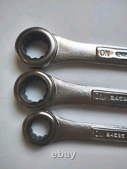 Craftsman Industrial USA, 7pc Metric Ratcheting Wrench Set 10mm-19mm with Roll