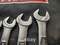 Craftsman Industrial USA, 7pc Metric Ratcheting Wrench Set 10mm-19mm with Roll