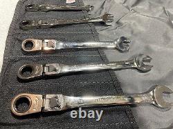 Craftsman Industrial USA. 7pc SAE Flex Ratcheting Wrench Set 12 Point