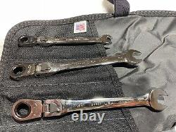 Craftsman Industrial USA. 7pc SAE Flex Ratcheting Wrench Set 12 Point