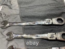 Craftsman Industrial USA. 7pc SAE Flex Ratcheting Wrench Set 12 Point