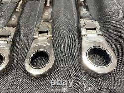 Craftsman Industrial USA. 7pc SAE Flex Ratcheting Wrench Set 12 Point