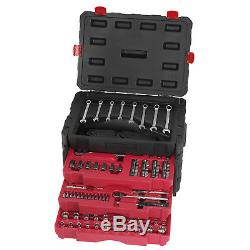 Craftsman Mechanics Tool Set Garage Auto Repair Ratchet Socket Wrench Kit Box