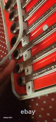 Craftsman NOS 8 Piece Ratcheting Combination Wrench Set Metric USA