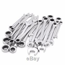 Craftsman Ratcheting Wrench Sets 10 SAE/Inch 1/4-3/4, 10 Metric/MM 6-18 or BOTH