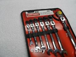 Craftsman Standard SAE Locking Head Flex Ratcheting Wrench Set Part # 42400